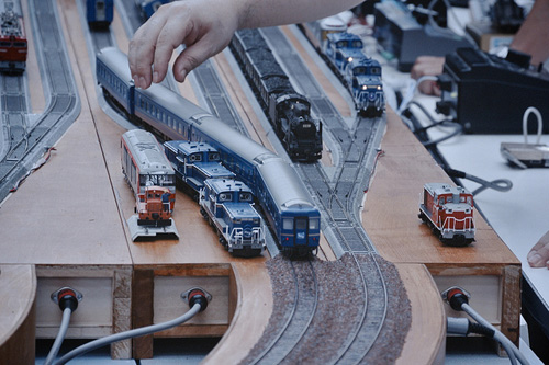 電車の模型